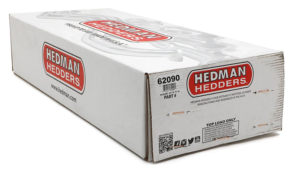 Hedman Hedders STAINLESS HEADERS; LONG; 67-91 2WD/4WD SB CHEVY TRUCKS/SUVS; 1-5/8 IN.- UNCOATED 62090 - Additional View 5