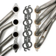Load image into Gallery viewer, Hedman Hedders STAINLESS Headers 1-3/4 in. LONG TUBES UNCOATED 62570 fits 2010-2015 Chevrolet Camaro - Back View