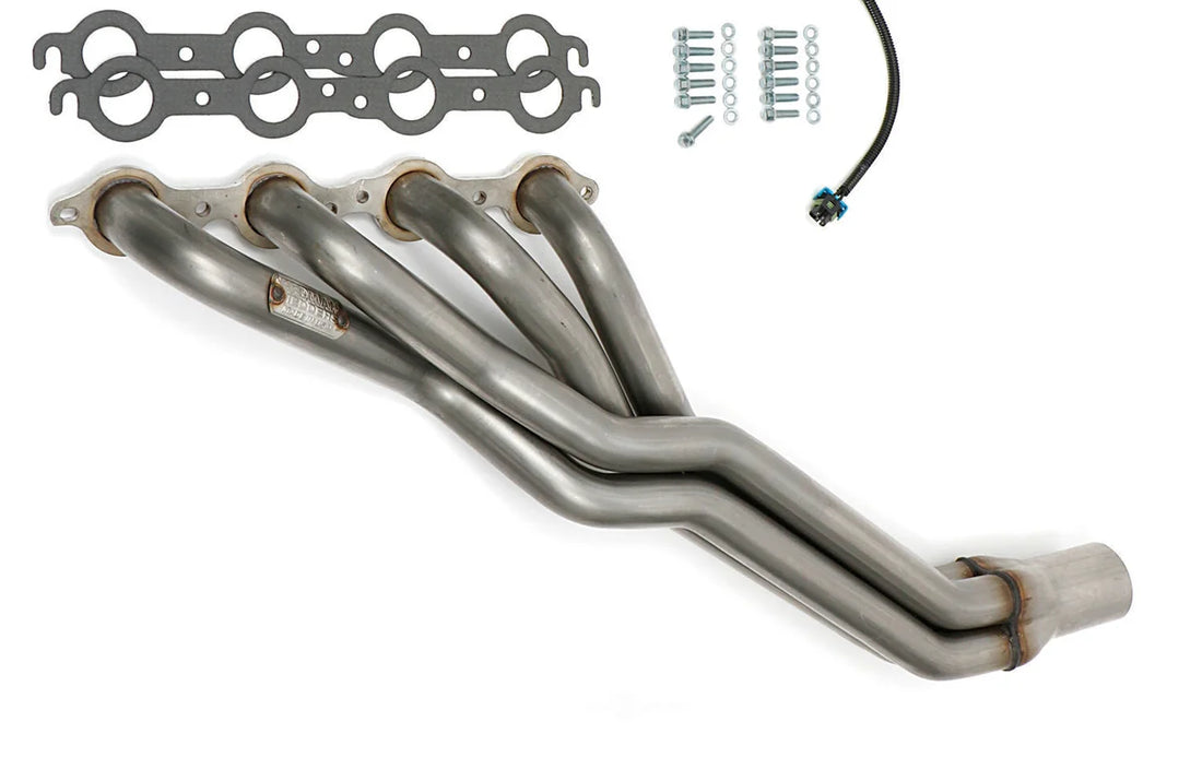 Hedman Hedders STAINLESS Headers 1-3/4 in. LONG TUBES UNCOATED 62570 fits 2010-2015 Chevrolet Camaro - Installation View