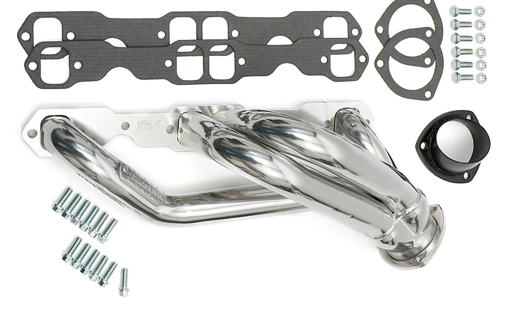 Hedman Hedders Silver 1-3/4 in Mid-Length Swap Headers fits 1982-2004 Chevrolet / GMC / Isuzu Sb Chevy 2WD - Additional Vi...