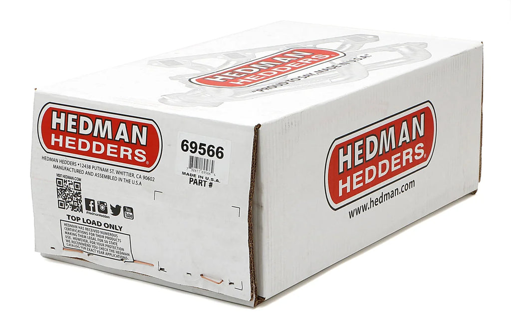 Hedman Hedders Silver 1-3/4 in Mid-Length Swap Headers fits 1982-2004 Chevrolet / GMC / Isuzu Sb Chevy 2WD - Additional Vi...
