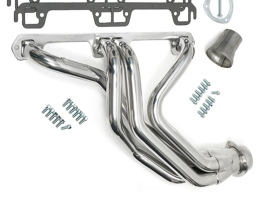 Hedman Hedders Silver 1-5.8 in. Long-Tube Headers 99206 fits 1972-1983 Jeep CJ5 / 1972-1975 Jeep CJ6 / 1976-1986 Jeep CJ7 - Installation Vi...