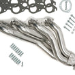 Load image into Gallery viewer, Hedman Hedders Silver 2 in Mid-Length Headers fits 1967-1991 Chevrolet / GMC 396-502 2WD - Installation View