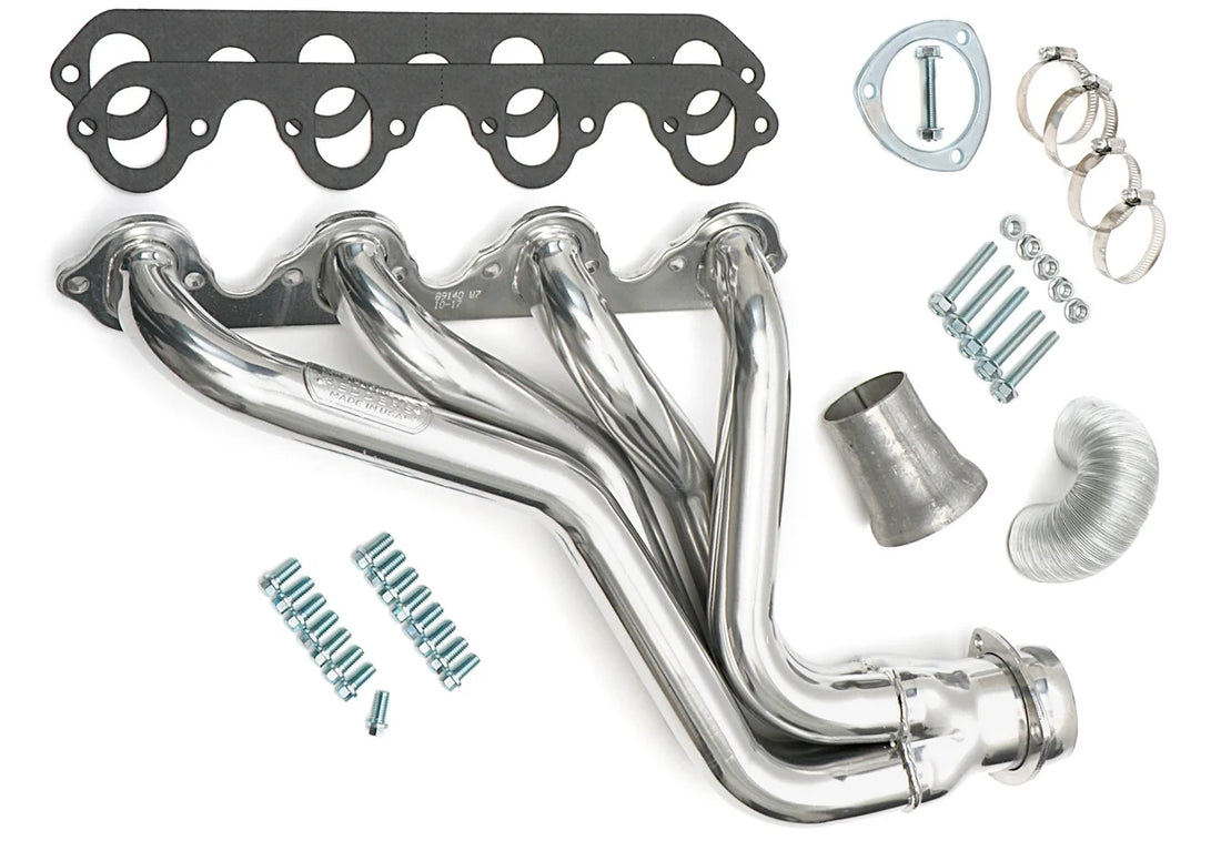Hedman Hedders Silver 50-State Headers 89146 fits 1974-1979 Ford F-150 / F-350 429-460 2WD - Installation View