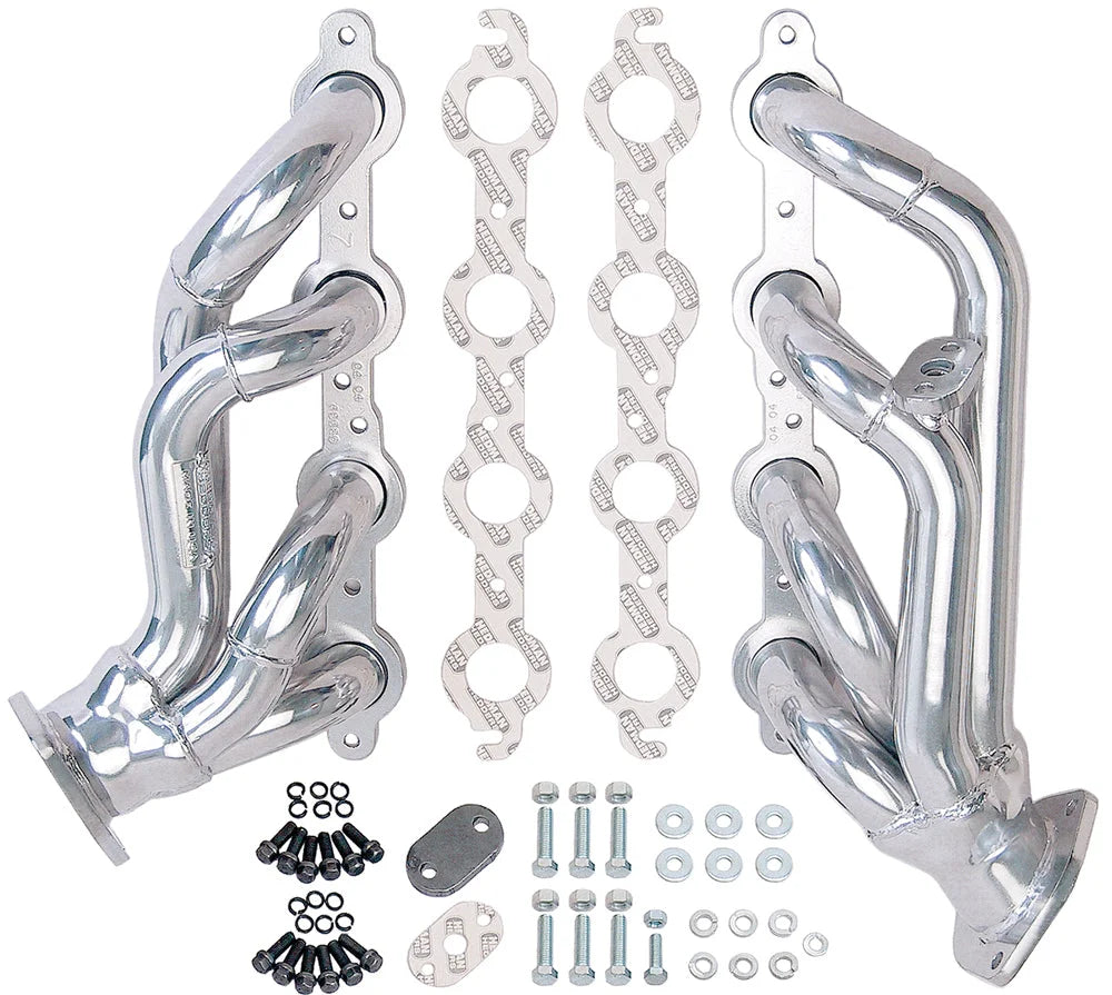 Hedman Hedders Silver EO Headers fits 1999-2007 Cadillac / Chevrolet / GMC LS Engine 2WD/4WD - Main Product View