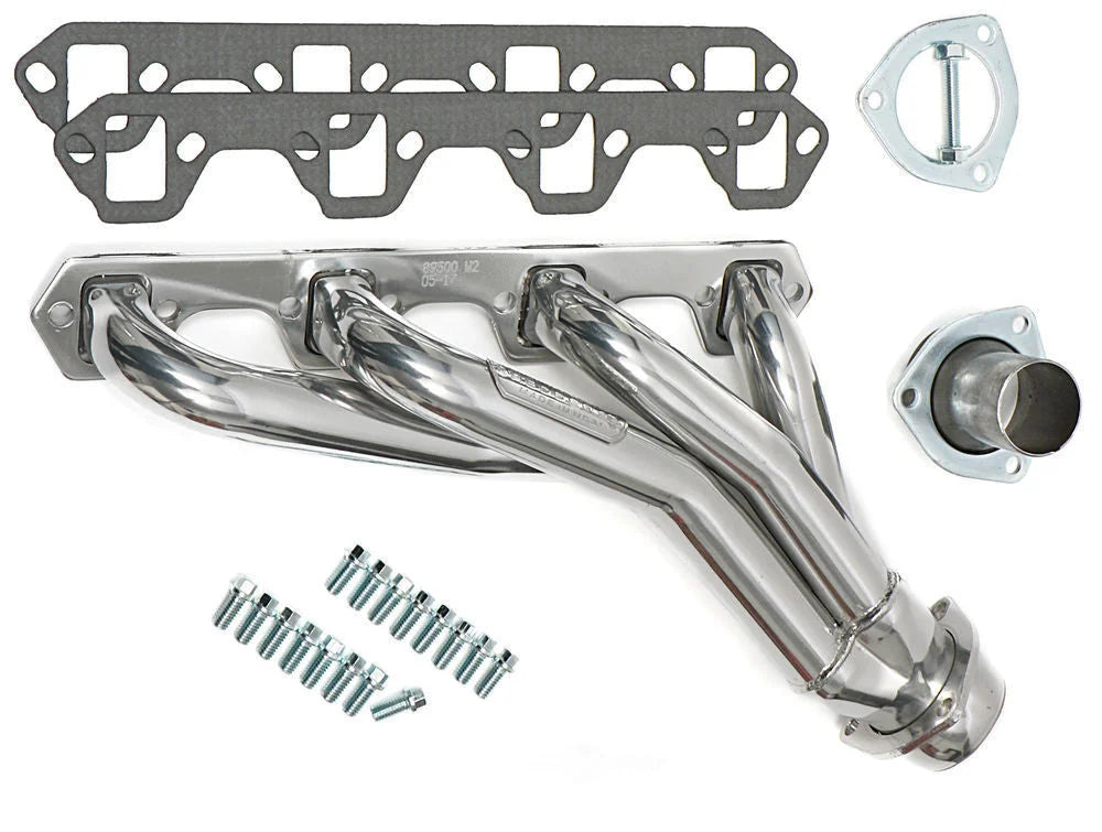 Hedman Hedders Silver Engine Swap Headers 89506 fits 1982-1987 Ford 2WD Ranger 289-302 - Installation View