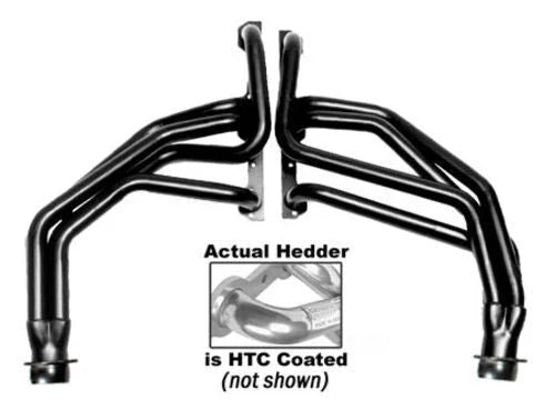 Hedman Hedders Silver Long-Tube Clutch Headers 66092 fits 1967-1969 / 1975-1980 Chevrolet / GMC - Main Product View