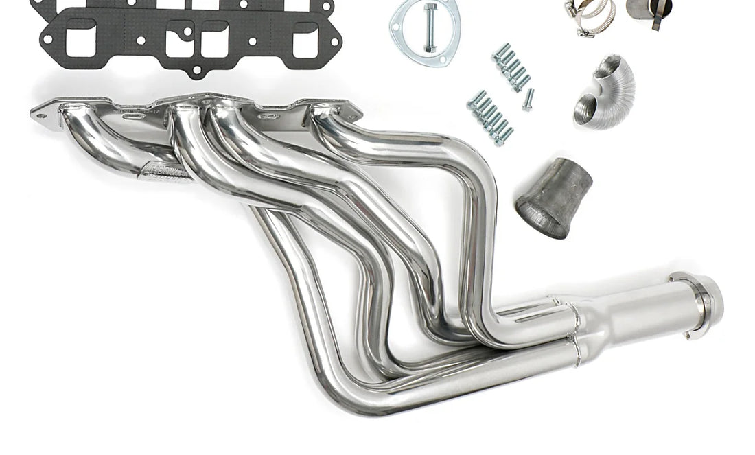 Hedman Hedders Silver Long-Tube EO Headers for 68-76 Olds 442, Cutlass, F85 w/Olds 400-455 - Additional View 6