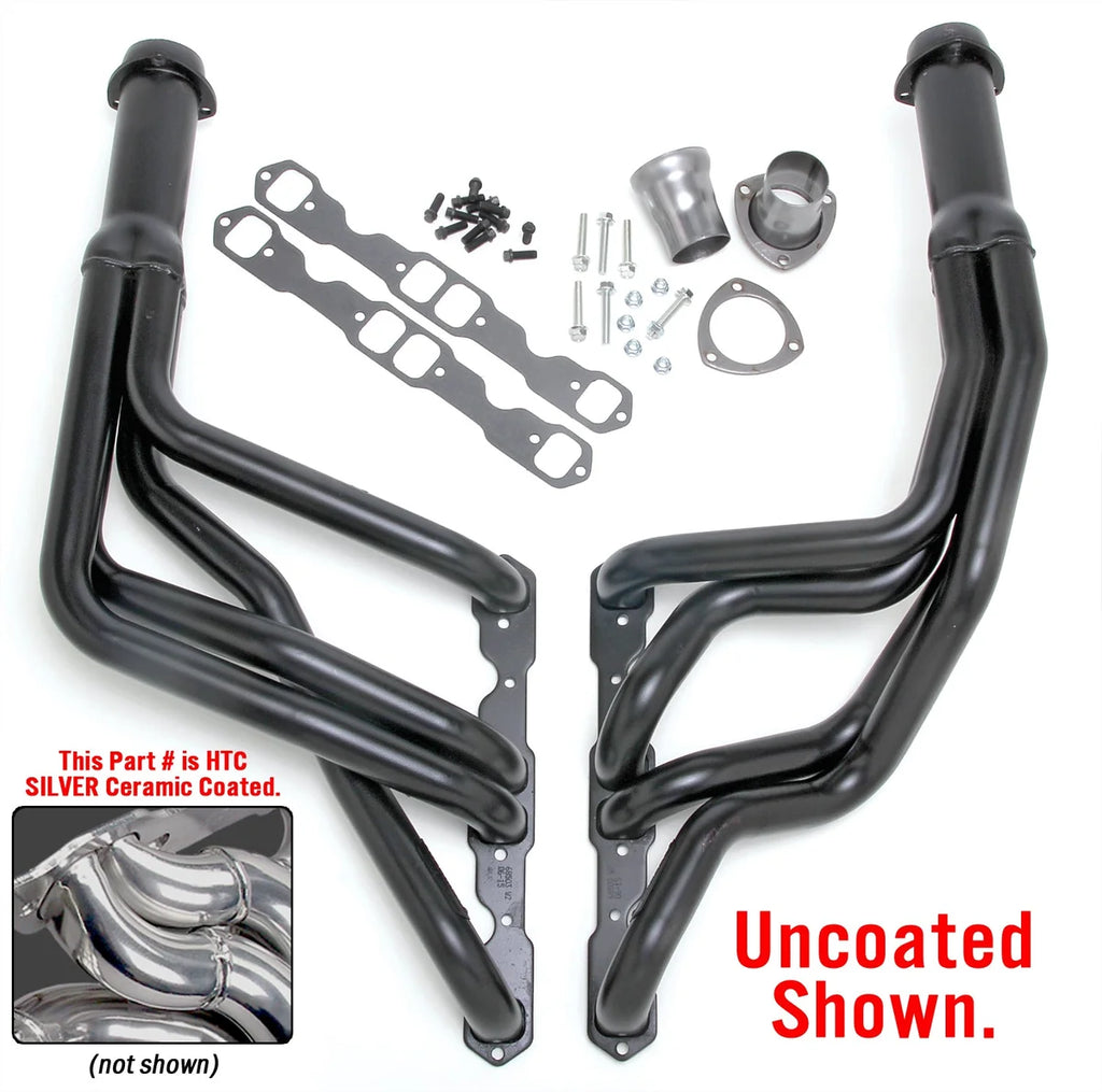 Hedman Hedders Silver Long-Tube Headers 283-400, Close Ratio PS fits 1967-1969 Chevrolet Camaro / 1968 Chevrolet Chevy II ...