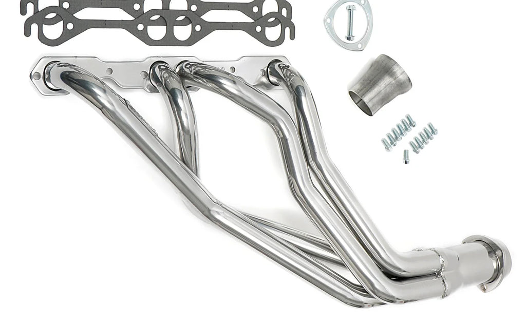 Hedman Hedders Silver Long-Tube Headers 283-400, Close Ratio PS fits 1967-1981 Chevrolet Camaro / 1968 Chevrolet Chevy II ...