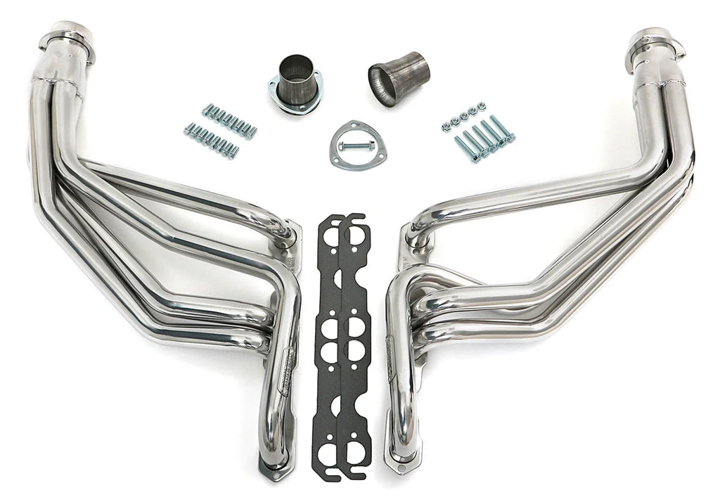Hedman Hedders Silver Long-Tube Headers 283-400 fits 1967-1969 1975-1980 Chevrolet / GMC 2WD / 4WD Trucks / Suvs - Main Pr...