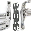 Load image into Gallery viewer, Hedman Hedders Silver Long-Tube Headers 283-400 fits 1967-1969 1975-1980 Chevrolet / GMC 2WD / 4WD Trucks / Suvs - Back View