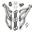 Load image into Gallery viewer, Hedman Hedders Silver Mid-Length D-Port Headers 66609 fits 1967-1981 Chevrolet Camaro / G-Body 283-400 - Main Product View