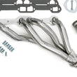 Load image into Gallery viewer, Hedman Hedders Silver Mid-Length D-Port Headers 66609 fits 1967-1981 Chevrolet Camaro / G-Body 283-400 - Installation View
