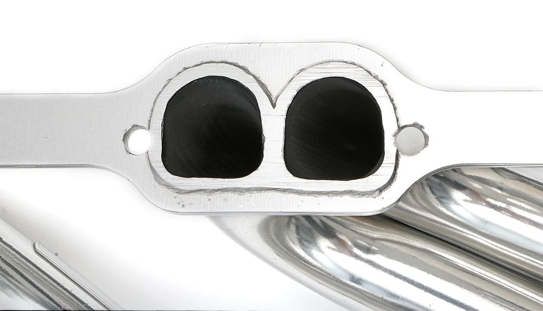 Hedman Hedders Silver Mid-Length D-Port Headers 66609 fits 1967-1981 Chevrolet Camaro / G-Body 283-400 - Detail View