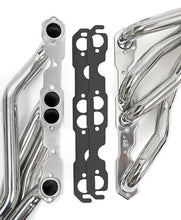 Load image into Gallery viewer, Hedman Hedders Silver Mid-Length Headers 68606 fits 1967-1981 Chevrolet Camaro / Nova / G-Body 283-400 - Back View