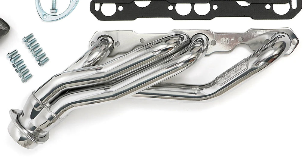 Hedman Hedders Silver Mid-Length Headers 68606 fits 1967-1981 Chevrolet Camaro / Nova / G-Body 283-400 - Additional View 7