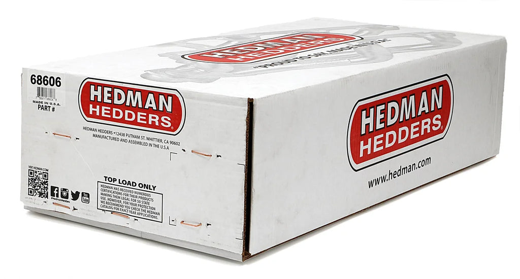Hedman Hedders Silver Mid-Length Headers 68606 fits 1967-1981 Chevrolet Camaro / Nova / G-Body 283-400 - Package Contents