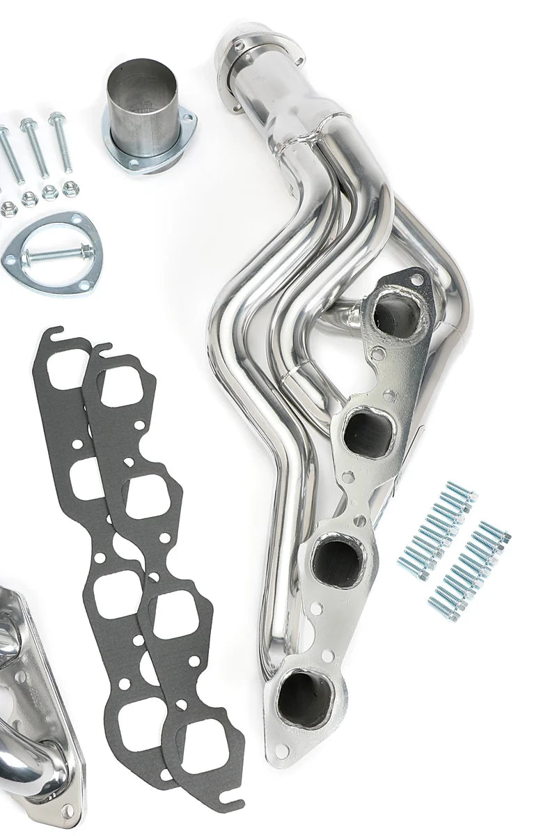 Hedman Hedders Silver Mid-Length Headers w/396-502 fits 1964-1967 Chevrolet Chevelle / 1964-1967 Chevrolet EL CAMINO - Add...