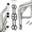 Load image into Gallery viewer, Hedman Hedders Silver Mid-Length Headers w/Close Ratio 68626 fits 1978-1987 G-Body 283-400 - Back View