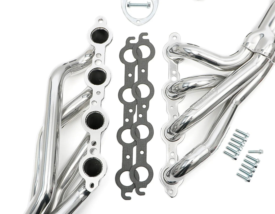 Hedman Hedders Silver Mid-Length LS Swap Headers 68026 fits 1978-1987 Gm A-Body / G-Body - Additional View 6