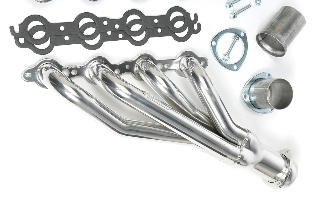 Hedman Hedders Silver Mid-Length LS Swap Headers fits 1972 GMC C25/c2500 Suburban / Gm 2WD TRUCK / Suburban - Additional V...