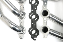 Load image into Gallery viewer, Hedman Hedders Silver Mild Steel LS Swap Headers fits 1967-1969 Chevrolet Camaro / FB / 1968-1974 Chevrolet Nova - Back View