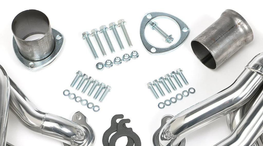 Hedman Hedders Silver Mild Steel LS Swap Headers fits 1967-1969 Chevrolet Camaro / FB / 1968-1974 Chevrolet Nova - Additio...