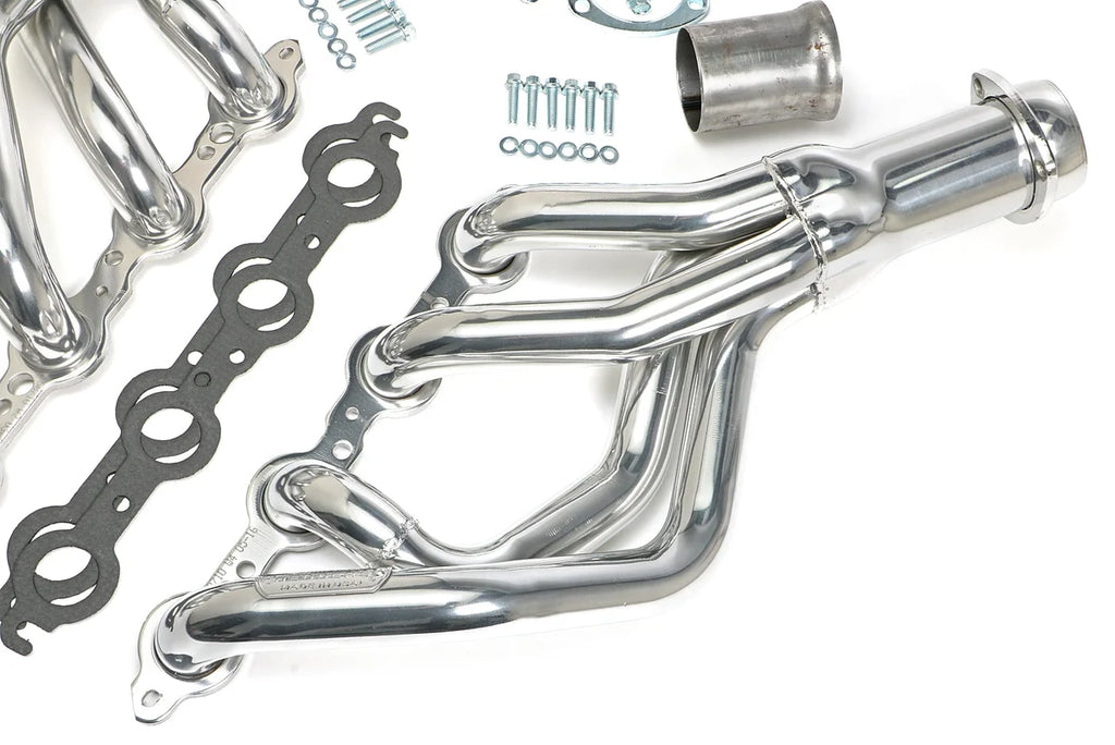 Hedman Hedders Silver Mild Steel LS Swap Headers fits 1967-1969 Chevrolet Camaro / FB / 1968-1974 Chevrolet Nova - Additio...