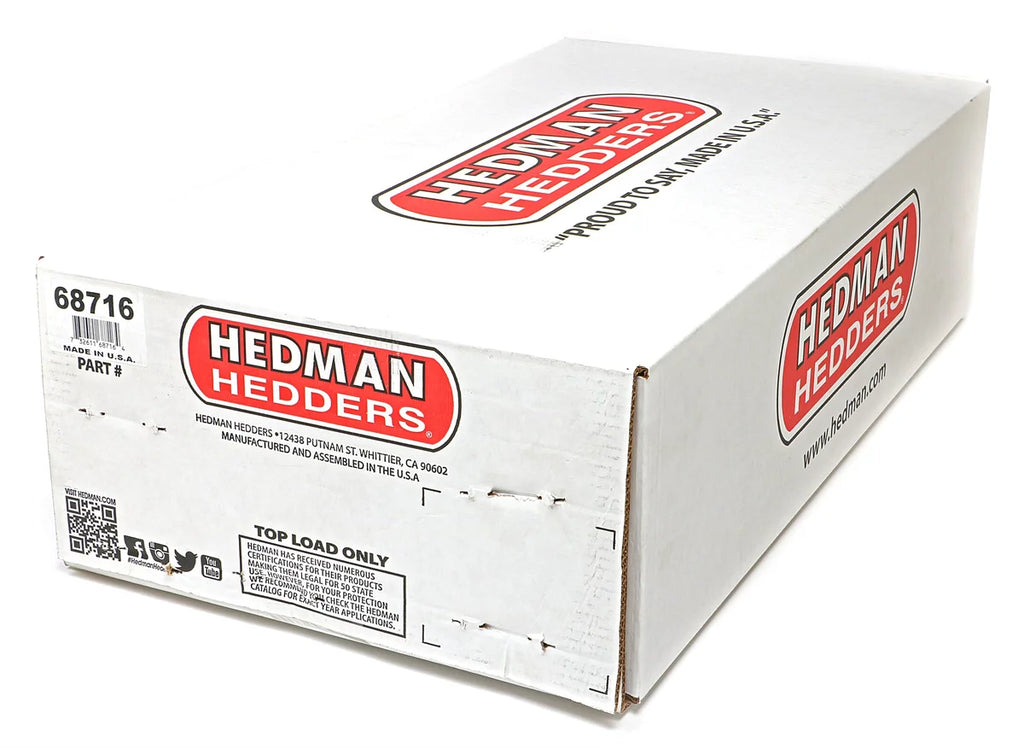 Hedman Hedders Silver Mild Steel LS Swap Headers fits 1967-1969 Chevrolet Camaro / FB / 1968-1974 Chevrolet Nova - Additio...