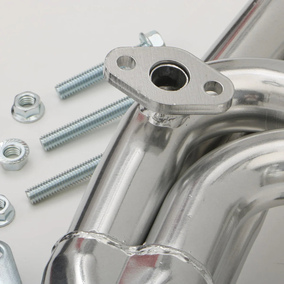Hedman Hedders Silver Short-Tube Header for 85-88 Toyota 2WD/4WD Pickup Trucks with 22REC (EFI) 39496 - Installation View