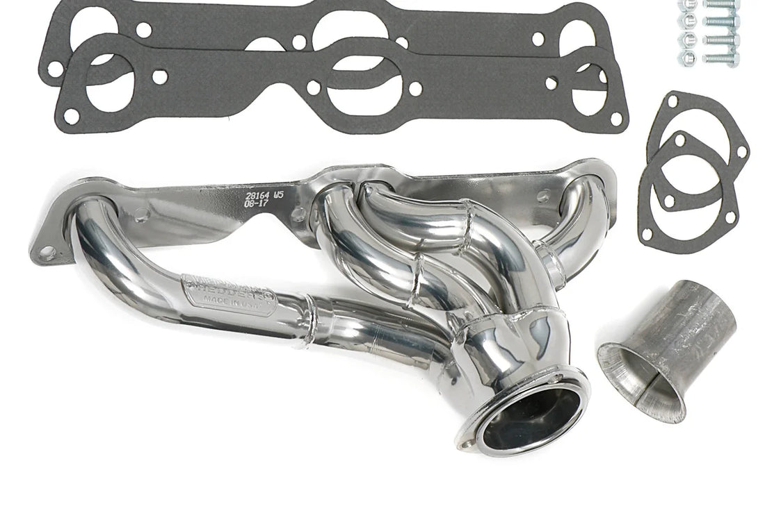 Hedman Hedders Silver Short-Tube Headers For 1970-79 Pontiac Firebird with Pontiac V8 - Additional View 7