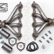Load image into Gallery viewer, Hedman Hedders Silver Stainless Hedman Block Hugger Headers For GM LS Engines 62526 - Main Product View