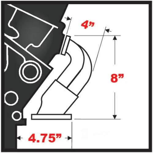 Hedman Hedders Silver Super-Short Headers 68396 fits 1964-1977 Chevrolet El Camino / 1967-1981 Chevrolet Camaro / 1964-197...