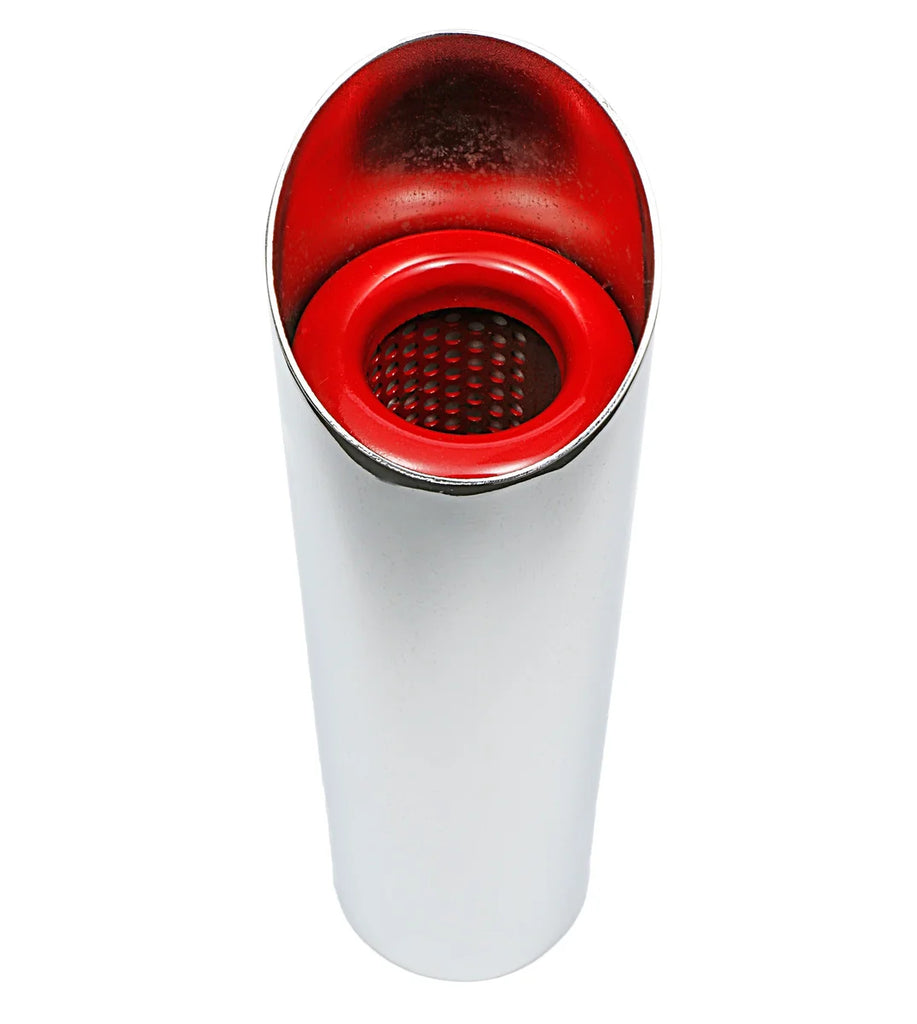 Hedman Hedders Single Resonator HOT TIPS Exhaust Tip; 2-1/4 in. System; 2-1/4 in. Out.- CHROME - Main Product View
