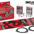 Load image into Gallery viewer, Hedman Hedders Stainless Hedman Block Hugger Headers For GM LS Engines 62520 - Side View
