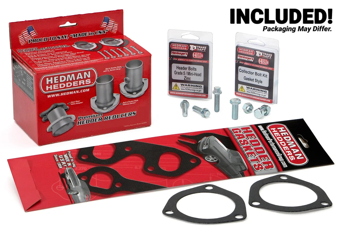 Hedman Hedders Stainless Hedman Block Hugger Headers For GM LS Engines 62520 - Side View
