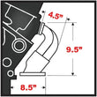 Load image into Gallery viewer, Hedman Hedders Stainless Hedman Block Hugger Headers For GM LS Engines 62520 - Back View