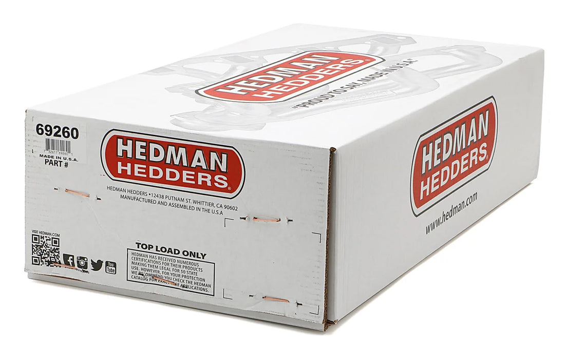 Hedman Hedders Standard Uncoated Headers; 1-1/2 in. Tube Dia.; 3 in. Coll.; FULL LENGTH Design fits 1960-1966 Chevrolet C1...
