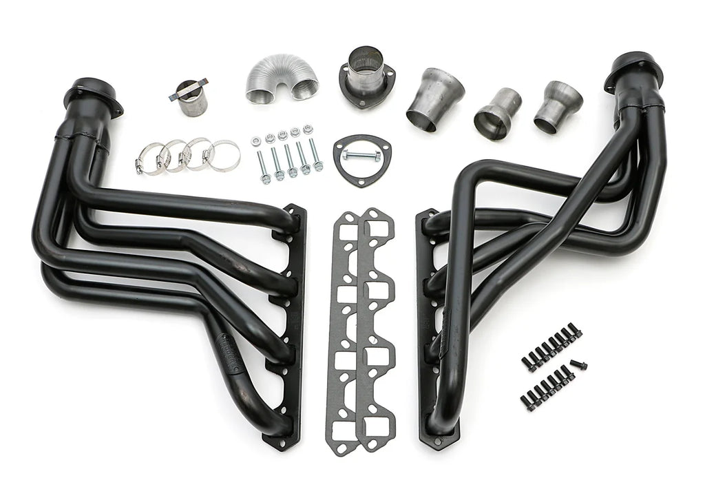 Hedman Hedders Standard Uncoated Headers; 1-1/2 in. Tube Dia.; 3 in. Coll.; FULL LENGTH Design fits 1980-1996 Ford Bronco ...
