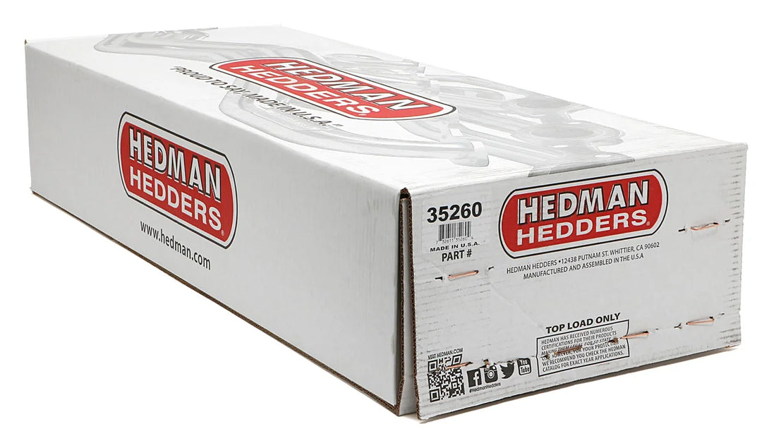 Hedman Hedders Standard Uncoated Headers; 1-3/4 in. Tube Dia.; 3 in. Coll.; FULL LENGTH Design - Additional View 6