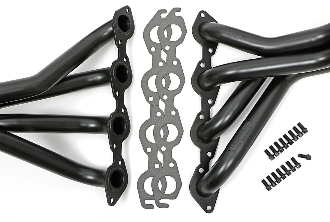 Hedman Hedders Standard Uncoated Headers; 1-3/4 in. Tube Dia.; 3 in. Coll.; FULL LENGTH Design fits 1963-1982 Chevrolet Co...