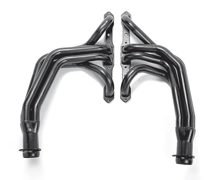 Hedman Hedders Standard Uncoated Headers; 1-3/4 in. Tube Dia.; 3 in. Coll.; FULL LENGTH Design fits 1974-1977 Dodge Ramcha...