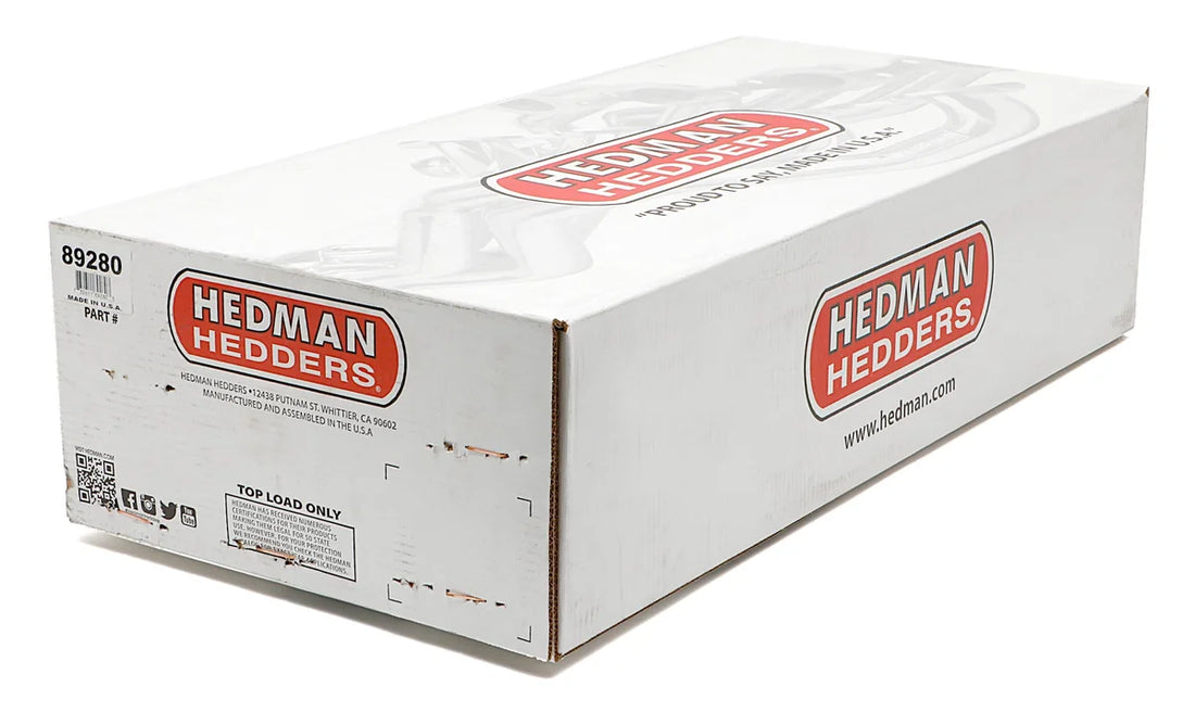 Hedman Hedders Standard Uncoated Headers; 1-3/4 in. Tube Dia.; 3 in. Coll.; FULL LENGTH Design fits 1983-1987 Ford F-250 /...