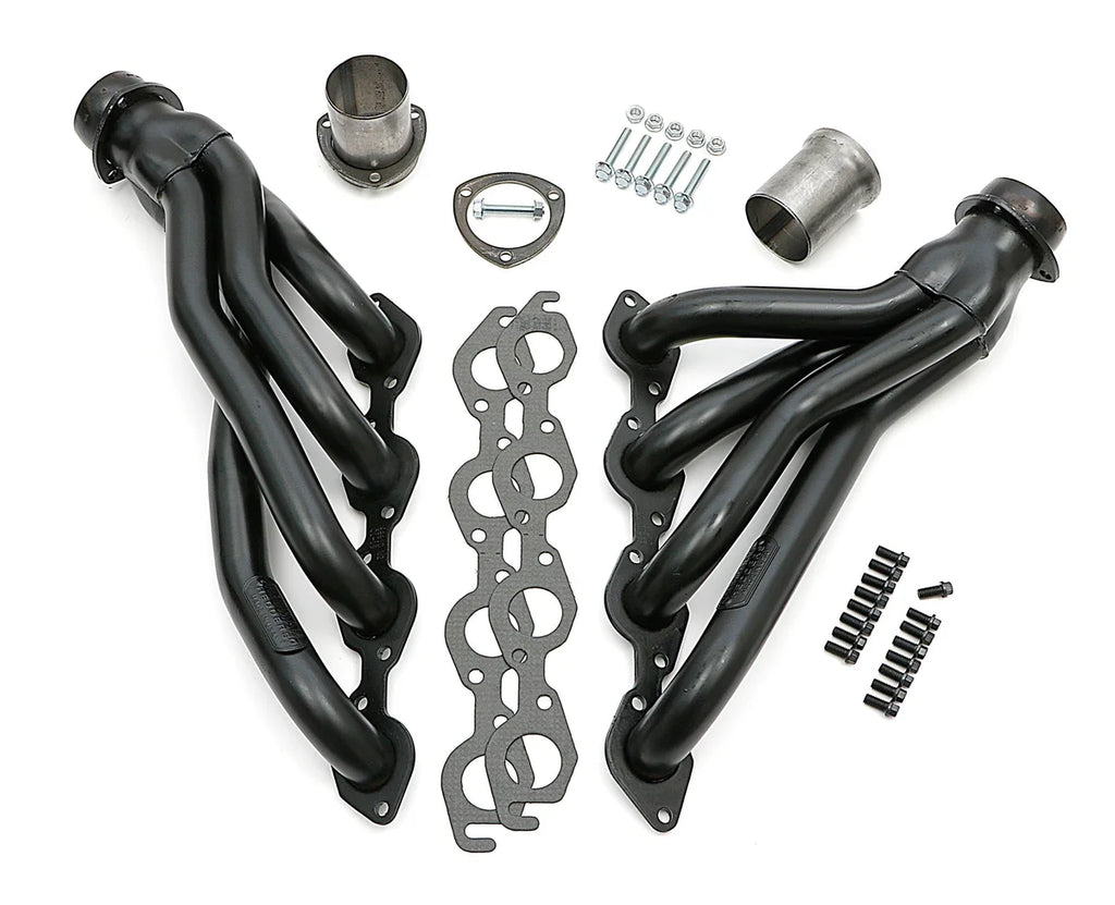 Hedman Hedders Standard Uncoated Headers; 1-3/4 in. Tube Dia.; 3 in. Coll.; Mid-Length Design fits 1965-1981 Chevrolet Bel...