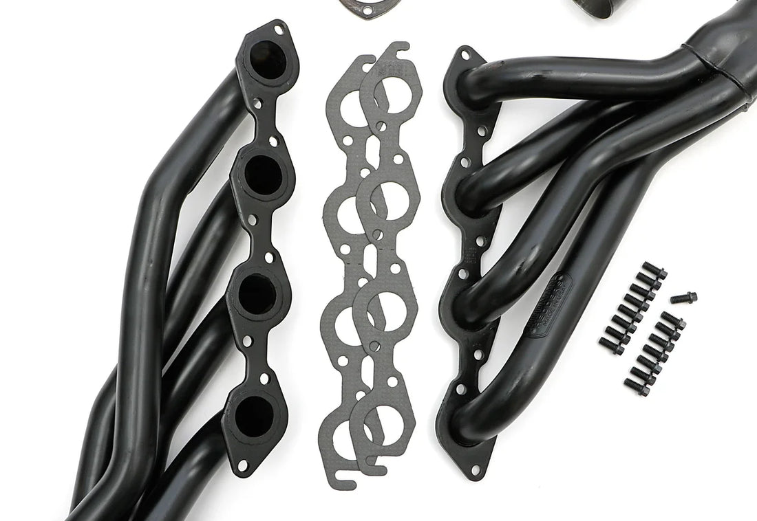 Hedman Hedders Standard Uncoated Headers; 1-3/4 in. Tube Dia.; 3 in. Coll.; Mid-Length Design fits 1965-1981 Chevrolet Bel...