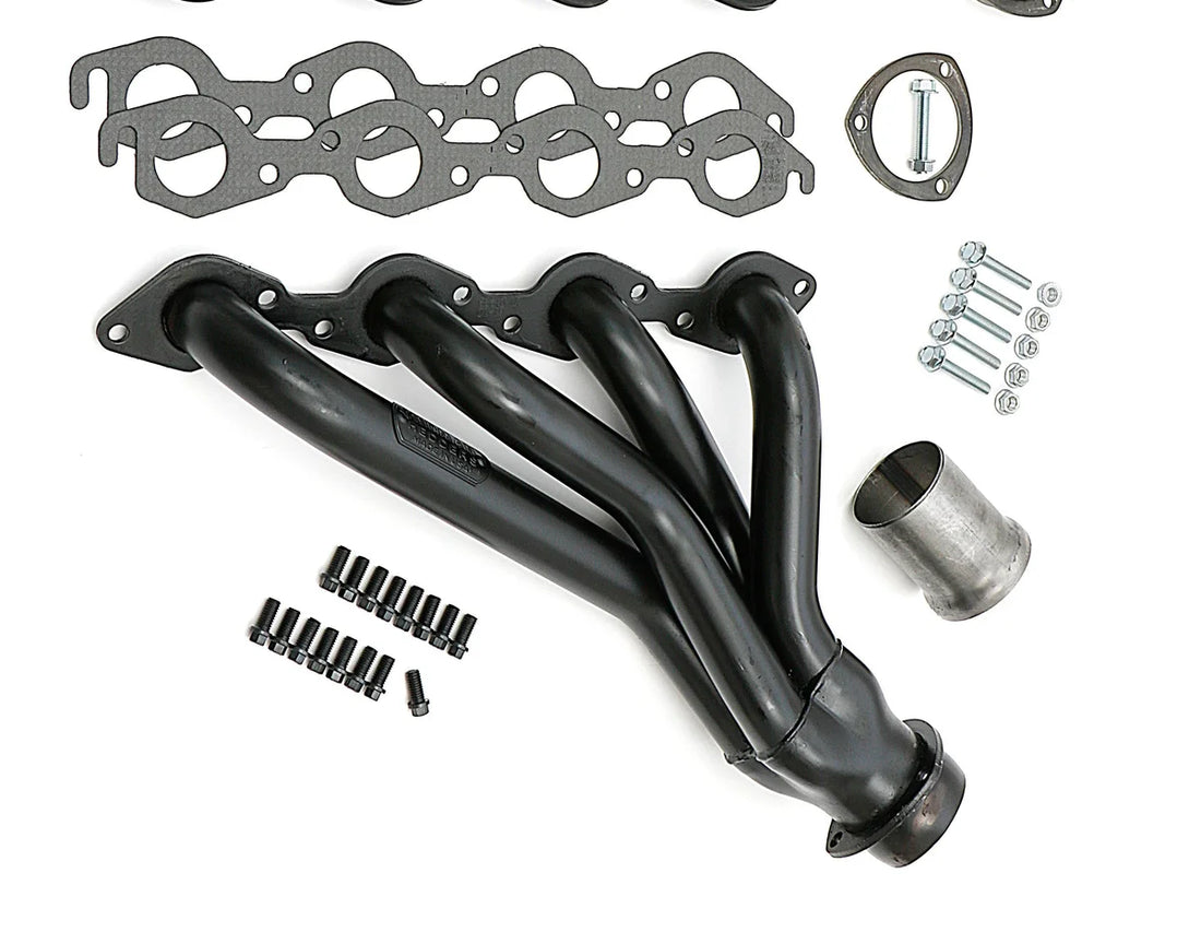 Hedman Hedders Standard Uncoated Headers; 1-3/4 in. Tube Dia.; 3 in. Coll.; Mid-Length Design fits 1965-1981 Chevrolet Bel...