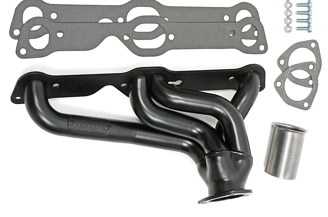 Hedman Hedders Standard Uncoated Headers; 1-5/8 in. Tube Dia.; 2-1/2 in. Coll.; SHORTY Design - Additional View 6
