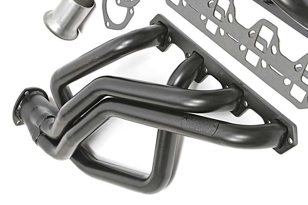 Hedman Hedders Standard Uncoated Headers; 1-5/8 in. Tube Dia.; 3 in. Coll.; FULL LENGTH Design - Installation View