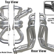 Load image into Gallery viewer, Hedman Hedders Standard Uncoated Headers; 1-5/8 in. Tube Dia.; 3 in. Coll.; FULL LENGTH Design fits 1958-1964 Chevrolet Be...